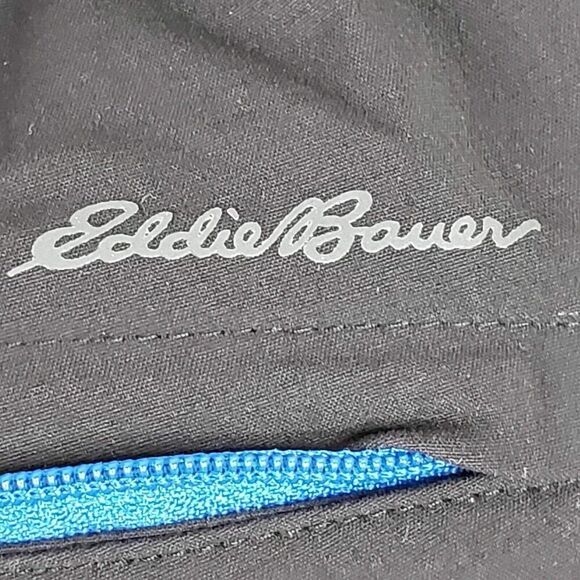 Eddie Bauer Pants Men’s Medium Black Pull On Taper Leg Flexion Drawstring - Picture 5 of 11